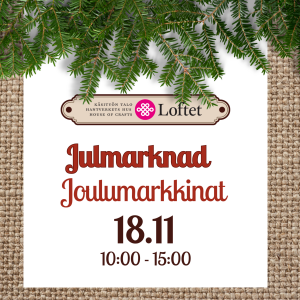 Hantverkets Hus Loftets Julmarknad