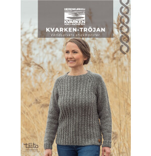 Kvarken-tröjan Världsarvets stickmönster i pdf-format, svenska  image
