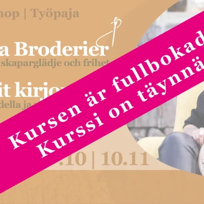 Brodera med Pernilla
