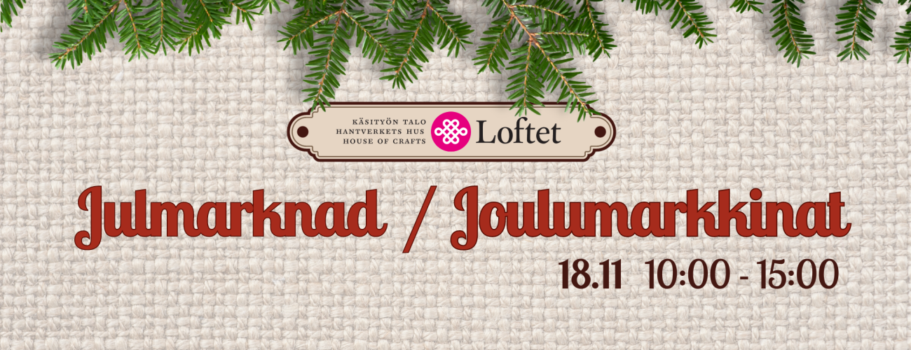 Hantverkets Hus Loftets Julmarknad